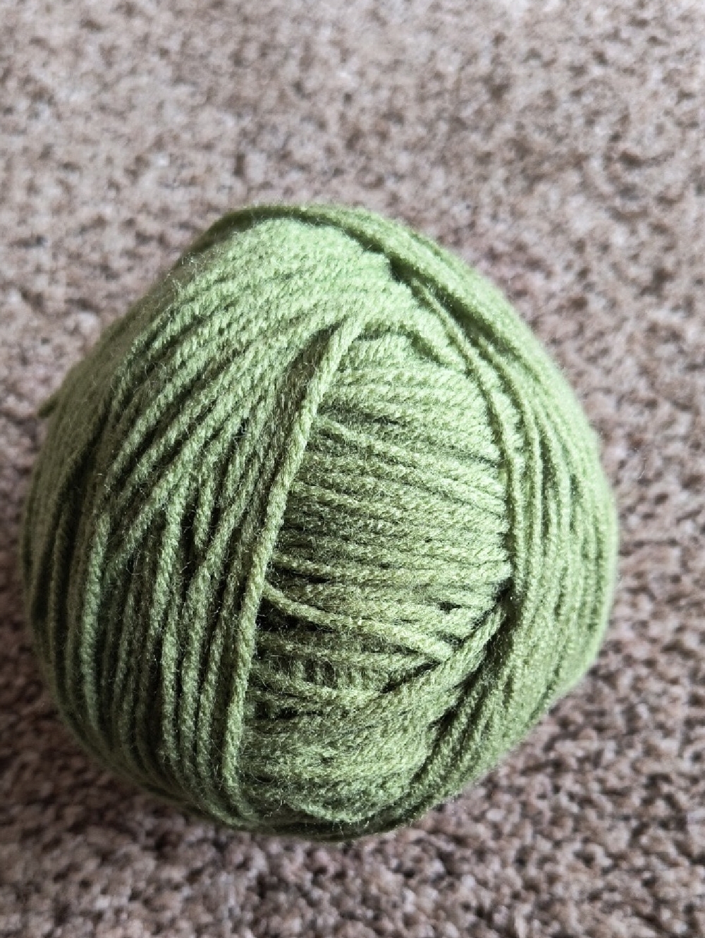 Green Yarn Ball - Soft Knit Fiber